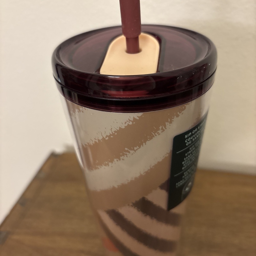 NWT Starbucks Fall Release 2025 Hot/Cold Tumbler w/Pumpkin Topper‎ 24 Oz - Picture 6 of 6